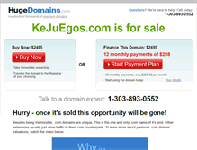 Tablet Screenshot of kejuegos.com